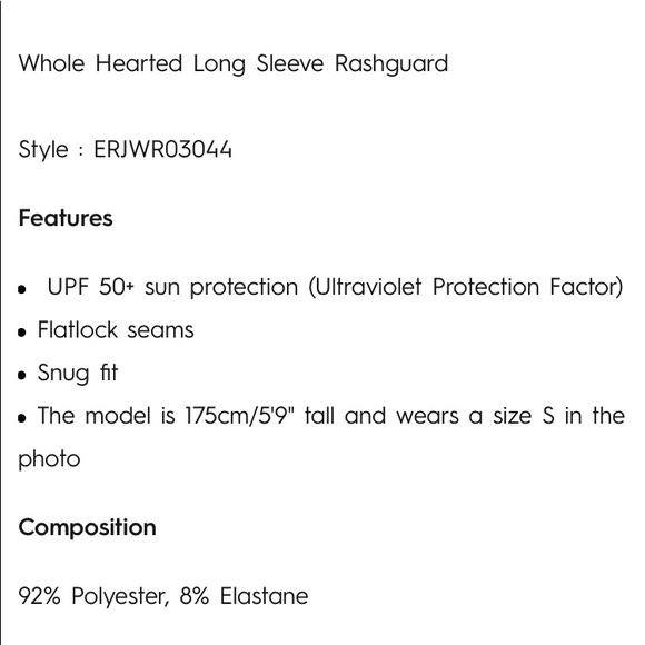 ROXY RASHGUARD MAGENTA PINK WHOLE HEARTED SWIM TOP SIZE SMALL UPF 50 SURF - Picture 11 of 12